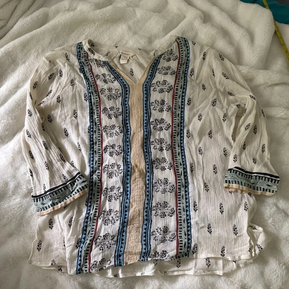 Sundance gauze top women's medium - Picture 5 of 6